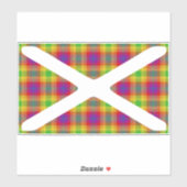 Pride Tartan Sticker (Blatt)
