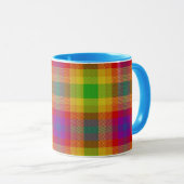 Pride Tartan Tasse (VorderseiteRechts)