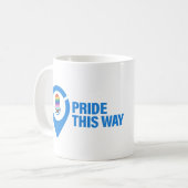 Pride This Way - Hol dir deinen Tee oder Kaffeebec Kaffeetasse (Vorderseite Links)