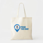 Pride This Way-Taschentuch Tragetasche (Vorne)