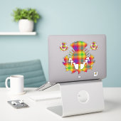 Pride Thistle Sticker (Laptop auf Schreibtisch)