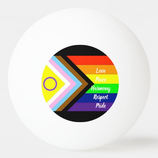 Pride Tischtennisball (Vorderseite)