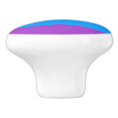 Pride Touch: Regenbogenflagge Keramikknauf (Seitenansicht)