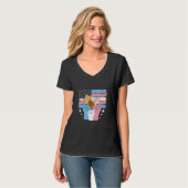 Pride Trans USA Flag LGBTQ Transgender Pride T-Shirt (Vorderseite Vollansicht)
