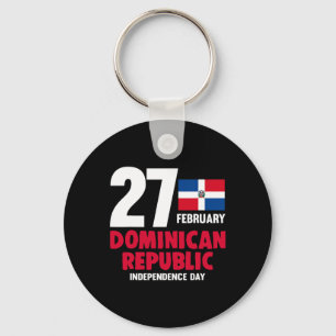 Pride Unabhängigkeitstag Dominikanische Republik F Schlüsselanhänger