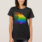 Pride Unicorn T-Shirt (Vorderseite)