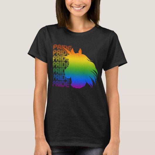 Pride Unicorn T-Shirt (Vorderseite)