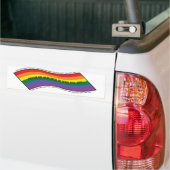 Pride Wave Bumper Sticker Autoaufkleber (Auf Lkw)