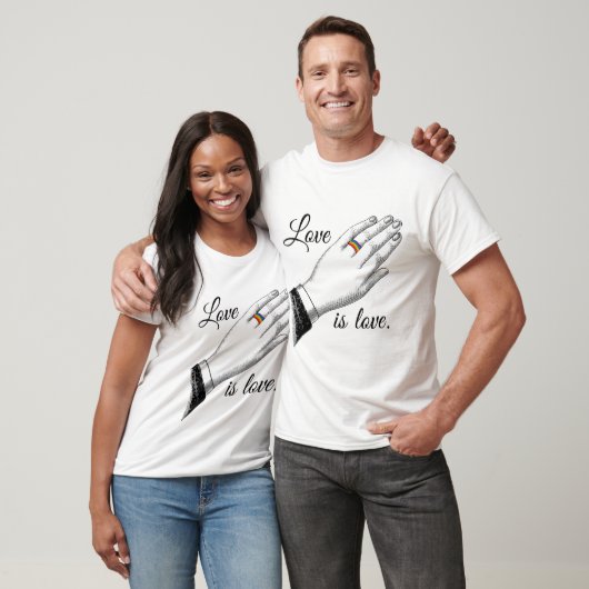 PRIDE WEDING RING LIEBE -.png T-Shirt (Unisex)