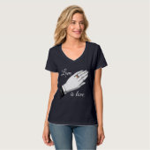 PRIDE WEDING RING LIEBE T-Shirt (Vorderseite Vollansicht)