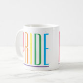 PRIDE White Tasse (Vorderseite Links)