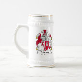 Prideaux Familienwappen Bierglas (Links)