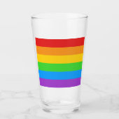 Prideful Chef: Regenbogenflagge Glas (Vorderseite)