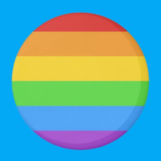 PridePulse: Regenbogen-Stolz-Button Magnet