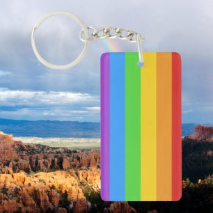 PrideSpark: Regenbogen-Stolz Schlüsselanhänger