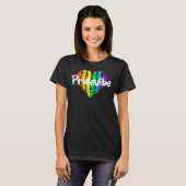 PrideVibe-Logo T-Shirt (Vorne ganz)