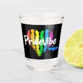 PrideVibe Rainbow: Feiern mit Pride Schnapsglas (Vorderseite)