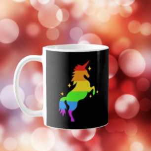 PrideVibe Unicorn Regenbogen Kaffeetasse