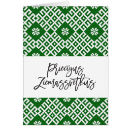 Priecigus Ziemassvetkus Traditionelles lettisches 