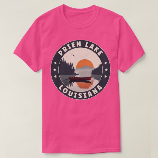Prien Lake Louisiana Sunset TShirt (Design vorne)