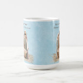 Priest Christmas Blessings Thanks Nativity Scene Kaffeetasse (Mittel)