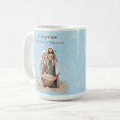 Priest Christmas Blessings Thanks Nativity Scene Kaffeetasse (Vorderseite Links)