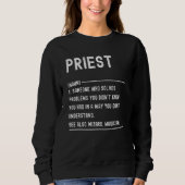 Priest Definition Shirts Funny Job Title (Vorderseite)