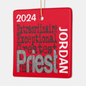 Priest Extraordinaire CUSTOM Keramikornament (Links)
