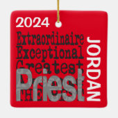 Priest Extraordinaire CUSTOM Keramikornament (Rückseite)