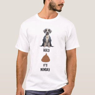 Priest Great Dane Heiliger Kack Montag T-Shirt