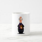 Priest Holding Bibel IFunny Clergy Charakter Kaffeetasse (Mittel)