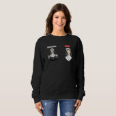 Priest Nun Exorzismus gehasst und Liebe Sweatshirt (Vorne ganz)