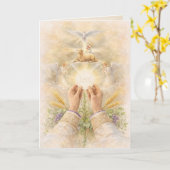 Priest Ordination Anniversary Eucharistic  Karte (Gelbe Blume)