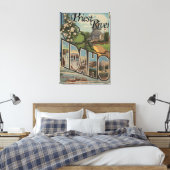 Priest River, Idaho - Große Briefszenen Leinwanddruck (Insitu (Schlafzimmer))