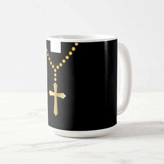 Priest Vicar Pastor Clergy Personalised Kaffeetasse (VorderseiteRechts)