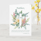 Priest wird gut religiöses Kreuz mit Wildblumen Karte (Gelbe Blume)