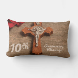 Priester 10. Ordination Jubiläum Rose und Rosary Lendenkissen