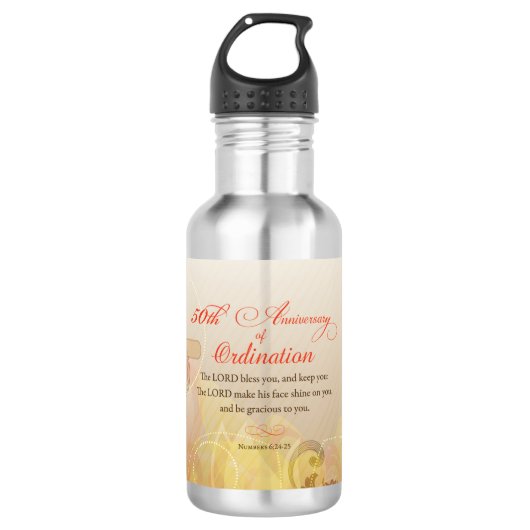 Priester, 50. Jahrestag der Segnung Trinkflasche (Vorderseite)