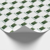 Priester 50 Jubiläum der Ordination Leder Look Geschenkpapier (Ecke)