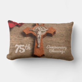 Priester 75. Ordination Jubiläum Rose und Rosary Lendenkissen