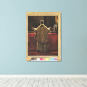 Priester am Altar Leinwanddruck (Insitu (Holzboden))