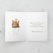 Priester Anniversary Ordination Jungfrau Mary Jesu Karte (Innenseite)