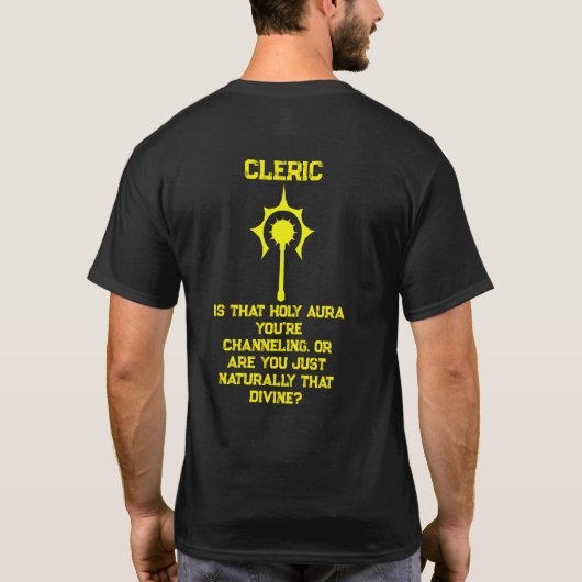 Priester Aufreißer Spruch T-Shirt (Rückseite)