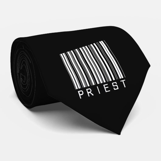Priester-Bar-Code Krawatte (Gerollt)