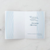 Priester Christams Karte mit Mary und Säugling (Innenseite)