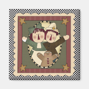 Priester Christmas Raggedies Magnet