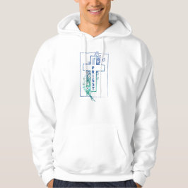Priester Cross Blume Personalisiert Hoodie