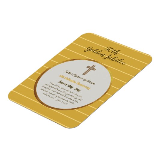 Priester des 50. Jubiläums Magnet (Linke Seite)