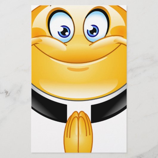 Priester Emoji Briefpapier (Vorderseite)