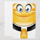 Priester Emoji Briefpapier (Vorne/Hinten)